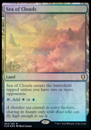 Sea of Clouds [Commander Legends: Battle for Baldur's Gate Prerelease Promos] MTG Single Magic: The Gathering  | Multizone: Comics And Games