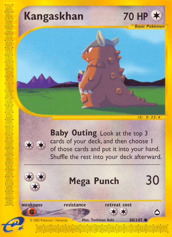 Kangaskhan (88/147) [Aquapolis] Pokemon Single Pokémon  | Multizone: Comics And Games