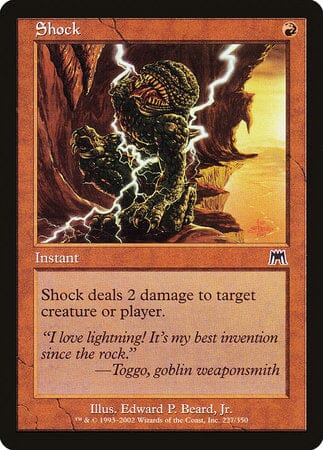 Shock [Onslaught] MTG Single Magic: The Gathering  | Multizone: Comics And Games