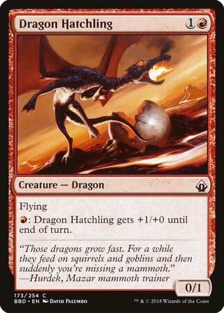 Dragon Hatchling [Battlebond] MTG Single Magic: The Gathering  | Multizone: Comics And Games