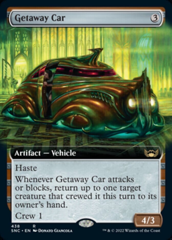 Getaway Car (Extended Art) [Streets of New Capenna] MTG Single Magic: The Gathering  | Multizone: Comics And Games