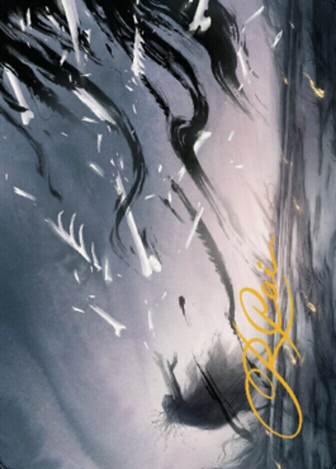 Shadow Prophecy Art Card (Gold-Stamped Signature) [Dominaria United Art Series] MTG Single Magic: The Gathering  | Multizone: Comics And Games