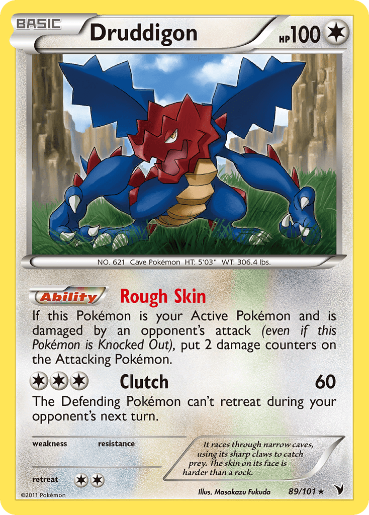 Druddigon (89/101) [Black & White: Noble Victories] Pokemon Single Pokémon  | Multizone: Comics And Games