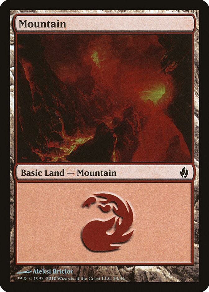 Mountain (33) [Premium Deck Series: Fire and Lightning] MTG Single Magic: The Gathering  | Multizone: Comics And Games