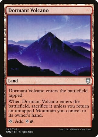 Dormant Volcano [Commander Anthology Volume II] MTG Single Magic: The Gathering  | Multizone: Comics And Games