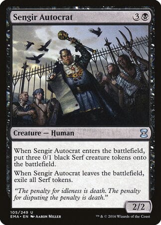 Sengir Autocrat [Eternal Masters] MTG Single Magic: The Gathering  | Multizone: Comics And Games