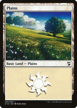 Plains (293) [Commander 2018] MTG Single Magic: The Gathering  | Multizone: Comics And Games