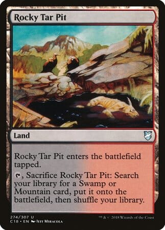 Rocky Tar Pit [Commander 2018] MTG Single Magic: The Gathering  | Multizone: Comics And Games