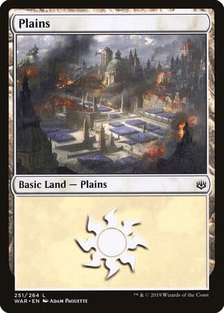 Plains (251) [War of the Spark] MTG Single Magic: The Gathering  | Multizone: Comics And Games