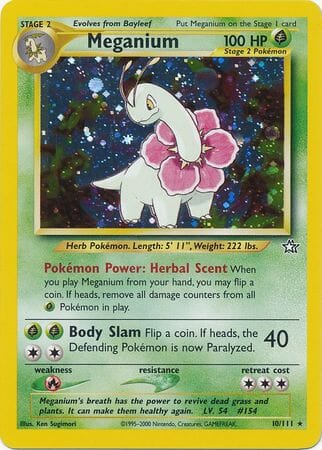 Meganium (10/111) [Neo Genesis Unlimited] Pokemon Single Pokémon  | Multizone: Comics And Games