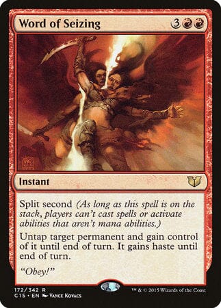 Word of Seizing [Commander 2015] MTG Single Magic: The Gathering  | Multizone: Comics And Games