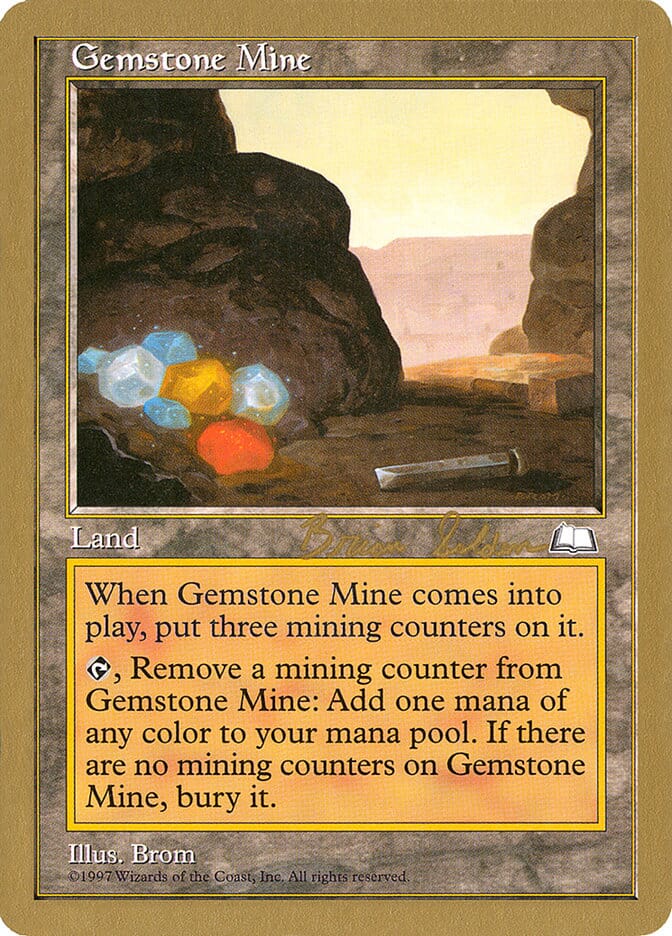 Gemstone Mine (Brian Selden) [World Championship Decks 1998] MTG Single Magic: The Gathering  | Multizone: Comics And Games