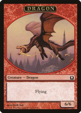 Dragon Token [Return to Ravnica Tokens] MTG Single Magic: The Gathering  | Multizone: Comics And Games