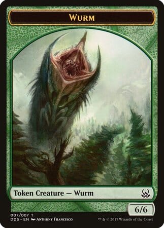Wurm Token [Duel Decks: Mind vs. Might Tokens] MTG Single Magic: The Gathering  | Multizone: Comics And Games