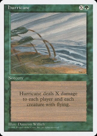 Hurricane [Fourth Edition] MTG Single Magic: The Gathering  | Multizone: Comics And Games