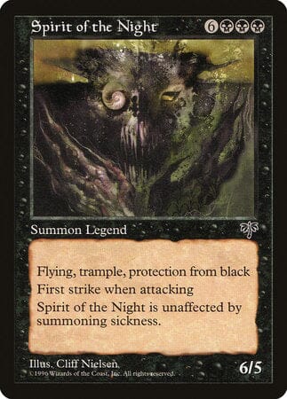 Spirit of the Night [Mirage] MTG Single Magic: The Gathering  | Multizone: Comics And Games