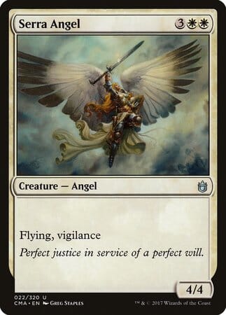 Serra Angel [Commander Anthology] MTG Single Magic: The Gathering  | Multizone: Comics And Games