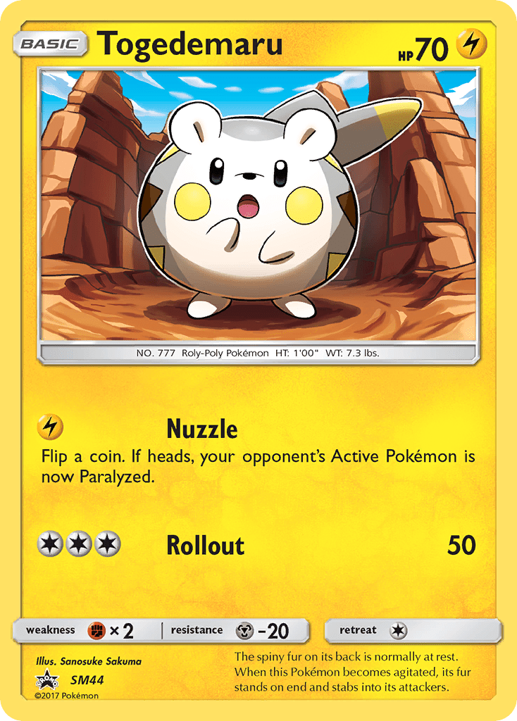 Togedemaru (SM44) [Sun & Moon: Black Star Promos] Pokemon Single Pokémon  | Multizone: Comics And Games