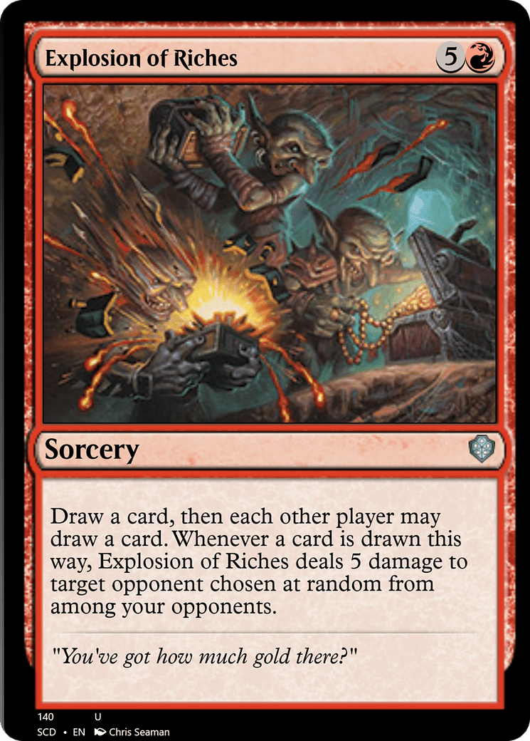 Explosion of Riches [Starter Commander Decks] MTG Single Magic: The Gathering  | Multizone: Comics And Games