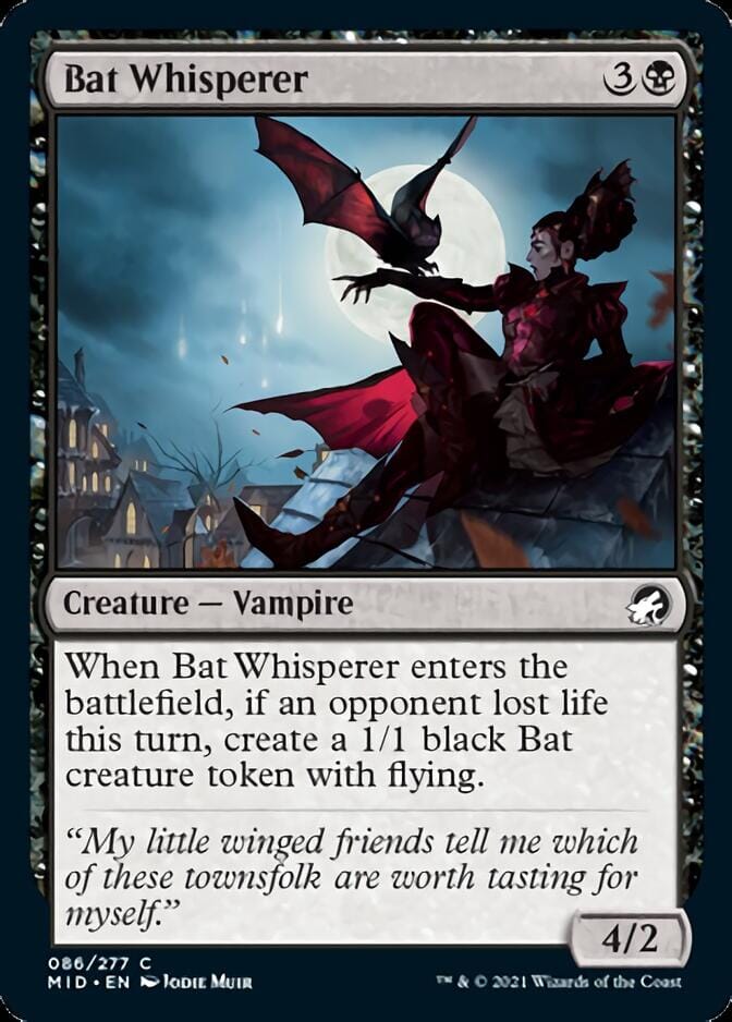 Bat Whisperer [Innistrad: Midnight Hunt] MTG Single Magic: The Gathering  | Multizone: Comics And Games