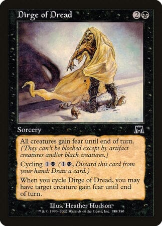 Dirge of Dread [Onslaught] MTG Single Magic: The Gathering  | Multizone: Comics And Games