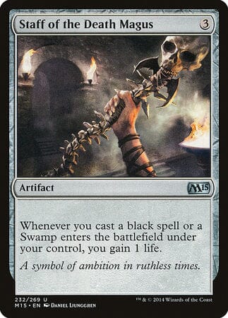 Staff of the Death Magus [Magic 2015] MTG Single Magic: The Gathering  | Multizone: Comics And Games