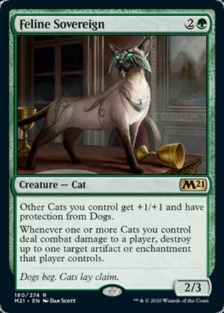 Feline Sovereign [Core Set 2021] MTG Single Magic: The Gathering  | Multizone: Comics And Games
