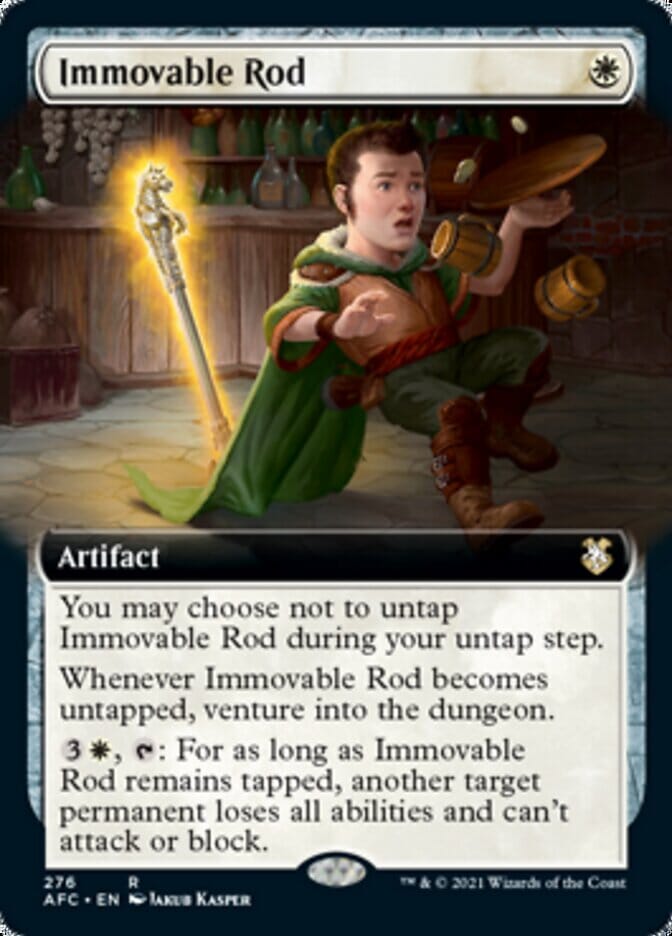 Immovable Rod (Extended) [Dungeons & Dragons: Adventures in the Forgotten Realms Commander] MTG Single Magic: The Gathering  | Multizone: Comics And Games