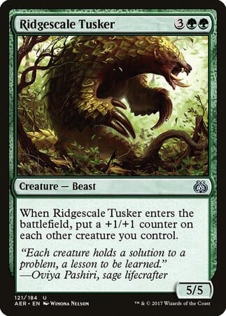 Ridgescale Tusker [Aether Revolt] MTG Single Magic: The Gathering  | Multizone: Comics And Games