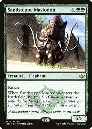 Sandsteppe Mastodon [Fate Reforged Promos] MTG Single Magic: The Gathering  | Multizone: Comics And Games