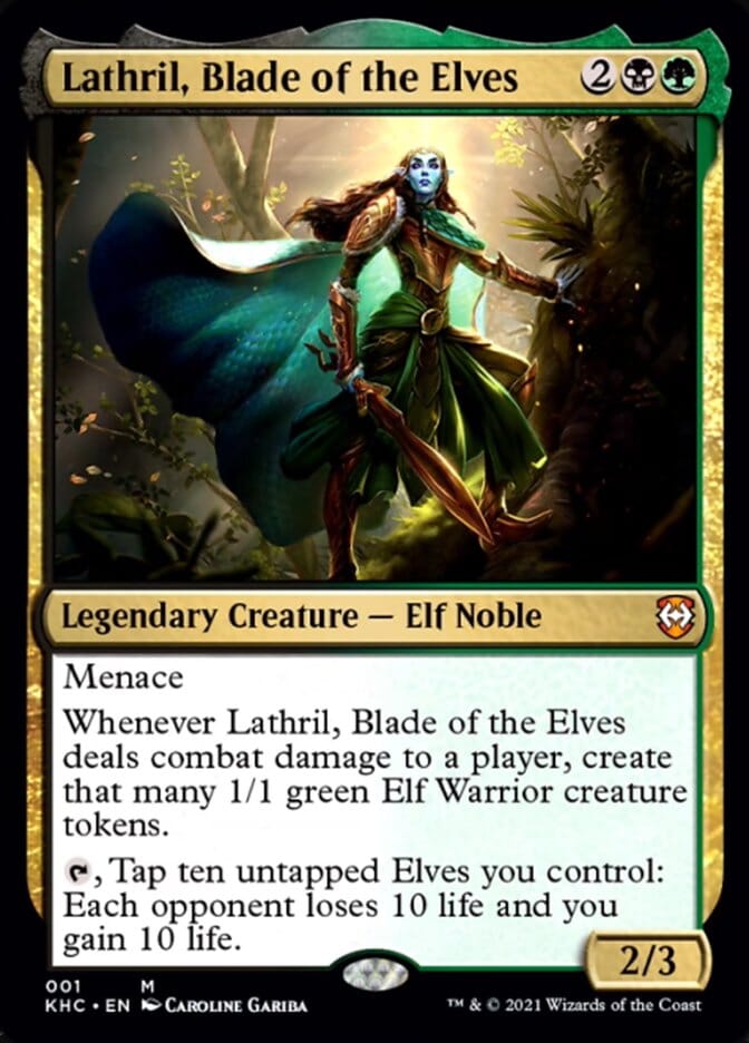 Lathril, Blade of the Elves [Kaldheim Commander] MTG Single Magic: The Gathering  | Multizone: Comics And Games