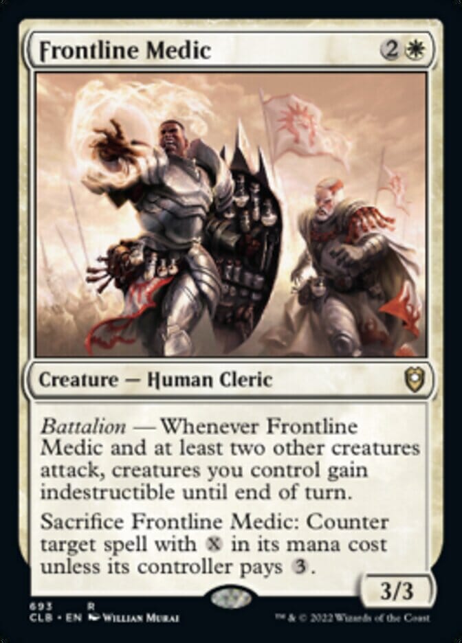Frontline Medic [Commander Legends: Battle for Baldur's Gate] MTG Single Magic: The Gathering  | Multizone: Comics And Games