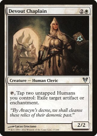 Devout Chaplain [Avacyn Restored] MTG Single Magic: The Gathering  | Multizone: Comics And Games