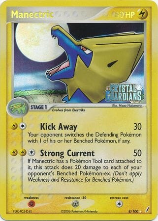 Manectric (8/100) (Stamped) [EX: Crystal Guardians] Pokemon Single Pokémon  | Multizone: Comics And Games