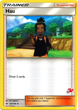 Hau (120/149) (Charizard Stamp #41) [Battle Academy 2020] Pokemon Single Pokémon  | Multizone: Comics And Games