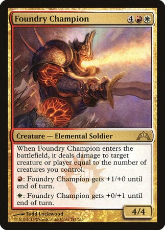 Foundry Champion [Gatecrash] MTG Single Magic: The Gathering  | Multizone: Comics And Games