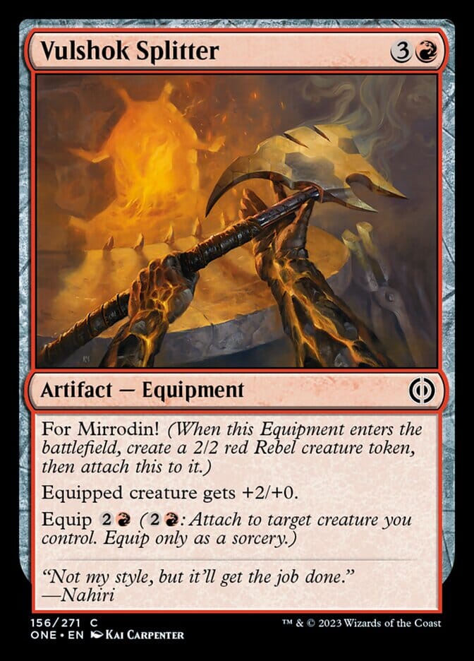 Vulshok Splitter [Phyrexia: All Will Be One] MTG Single Magic: The Gathering  | Multizone: Comics And Games