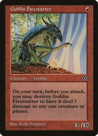 Goblin Firestarter [Portal Second Age] MTG Single Magic: The Gathering  | Multizone: Comics And Games