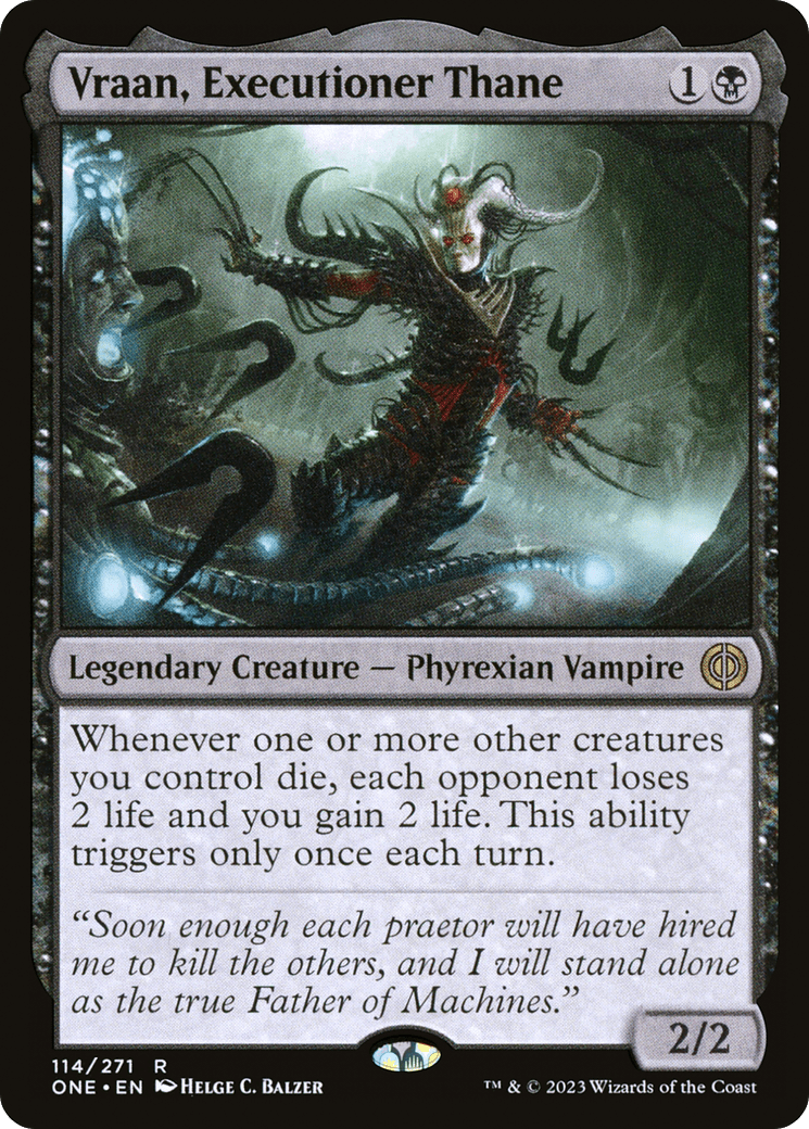 Vraan, Executioner Thane [Phyrexia: All Will Be One] MTG Single Magic: The Gathering  | Multizone: Comics And Games
