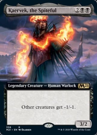 Kaervek, the Spiteful (Extended Art) [Core Set 2021] MTG Single Magic: The Gathering  | Multizone: Comics And Games