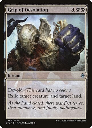 Grip of Desolation [Battle for Zendikar] MTG Single Magic: The Gathering  | Multizone: Comics And Games