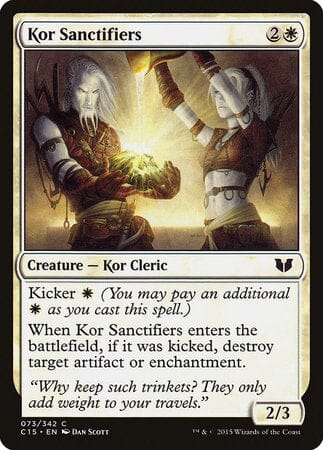 Kor Sanctifiers [Commander 2015] MTG Single Magic: The Gathering  | Multizone: Comics And Games