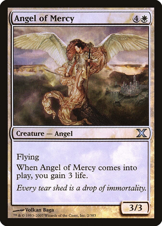 Angel of Mercy (Premium Foil) [Tenth Edition] MTG Single Magic: The Gathering  | Multizone: Comics And Games