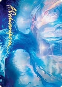 The World Tree Art Card (Gold-Stamped Signature) [Kaldheim: Art Series] MTG Single Magic: The Gathering  | Multizone: Comics And Games