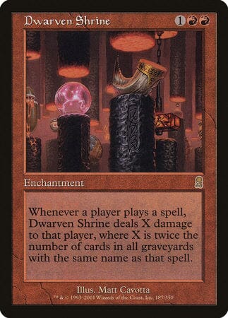 Dwarven Shrine [Odyssey] MTG Single Magic: The Gathering  | Multizone: Comics And Games