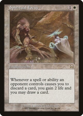 Spiritual Focus [Mercadian Masques] MTG Single Magic: The Gathering  | Multizone: Comics And Games