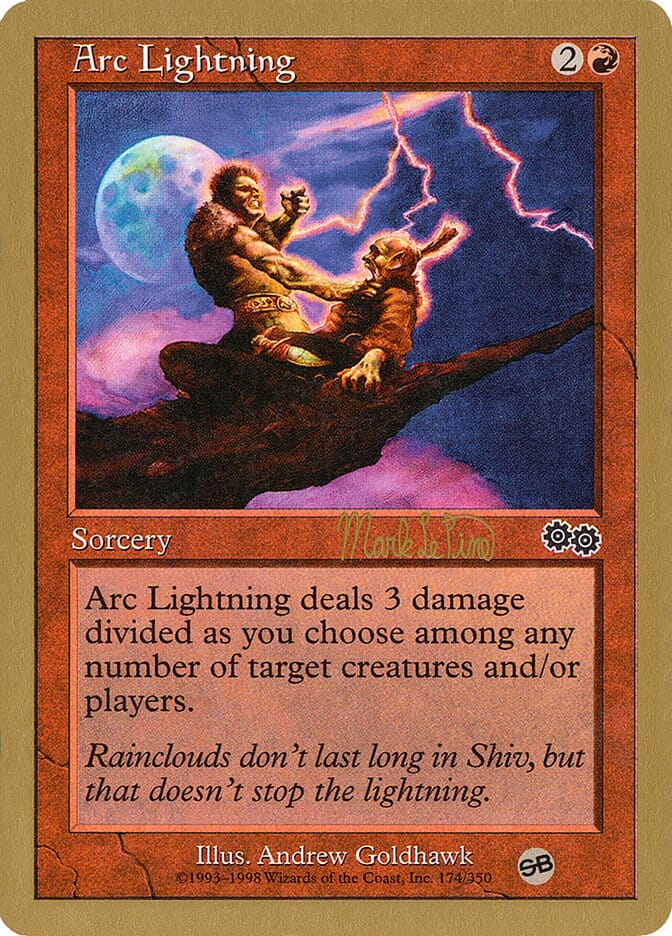 Arc Lightning (Mark Le Pine) (SB) [World Championship Decks 1999] MTG Single Magic: The Gathering  | Multizone: Comics And Games