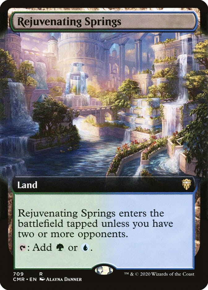 Rejuvenating Springs (Extended) [Commander Legends] MTG Single Magic: The Gathering  | Multizone: Comics And Games