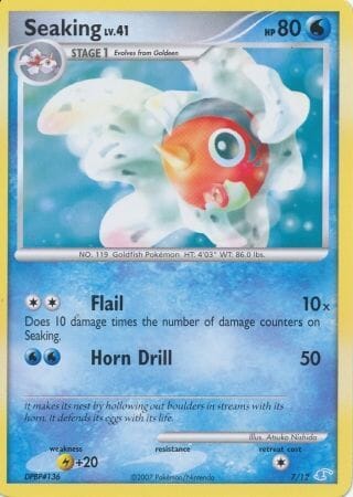 Seaking (7/12) [Diamond & Pearl: Trainer Kit - Manaphy] Pokemon Single Pokémon  | Multizone: Comics And Games