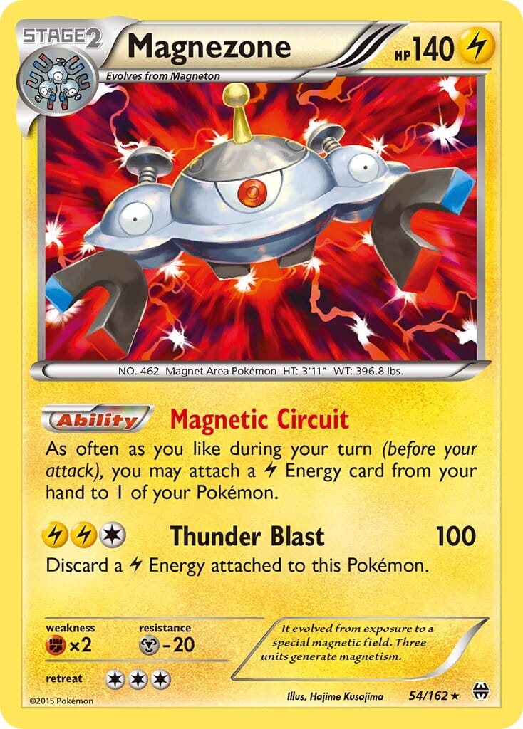 Magnezone (54/162) (Theme Deck Exclusive) [XY: BREAKthrough] Pokemon Single Pokémon  | Multizone: Comics And Games